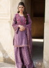 Nsr 849 Heavy Chinon Silk With 5mm Embroidery Sequence Work Top With Sharara Dupatta Suppliers In India
